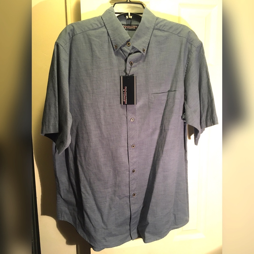 ROUNDTREE & YORKE MENS SHIRT SIZE L